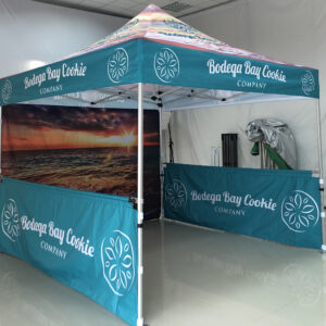 CUSTOM BAKERY FARMERS MARKET TENT BODEGA BAY