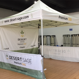 CUSTOM CBD TENT CANOPY