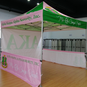 AKA SORORITY CUSTOM TENT