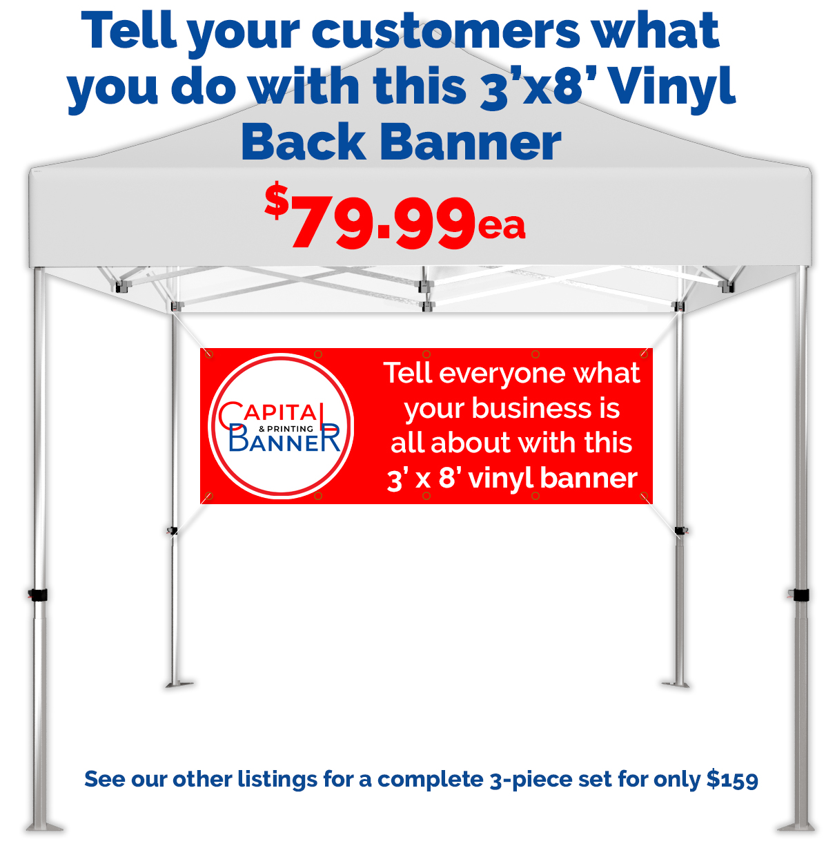 Custom Tent Canopy Valance Banner - Image 4