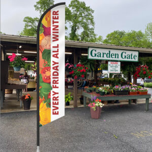 Custom Farmers Market Feather Flags