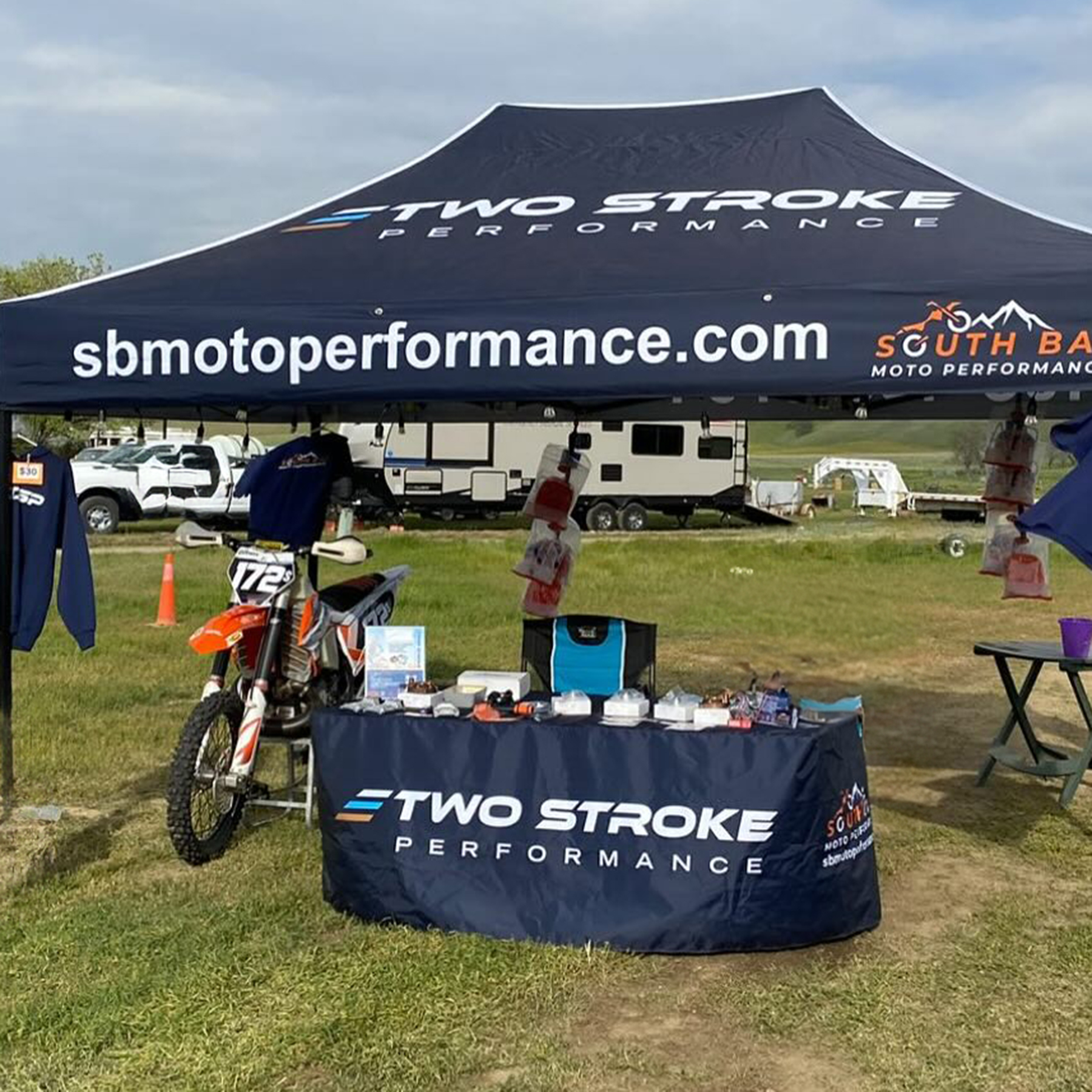 Custom Motorcycle Racing and Sales Tents - Image 11