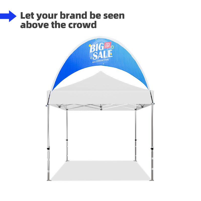 Custom Curved Tent Billboard Banner - Image 2