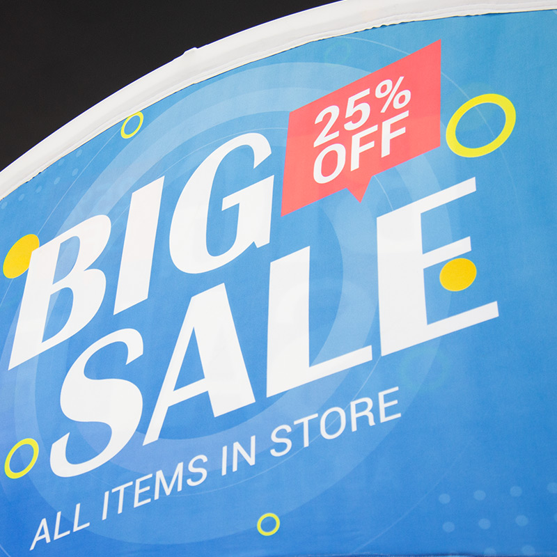 Custom Curved Tent Billboard Banner - Image 4